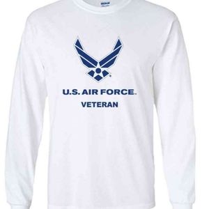 NWOT Officialy Licensed US Air    Force Vet Performance Long Sleeve Shirt, XXL